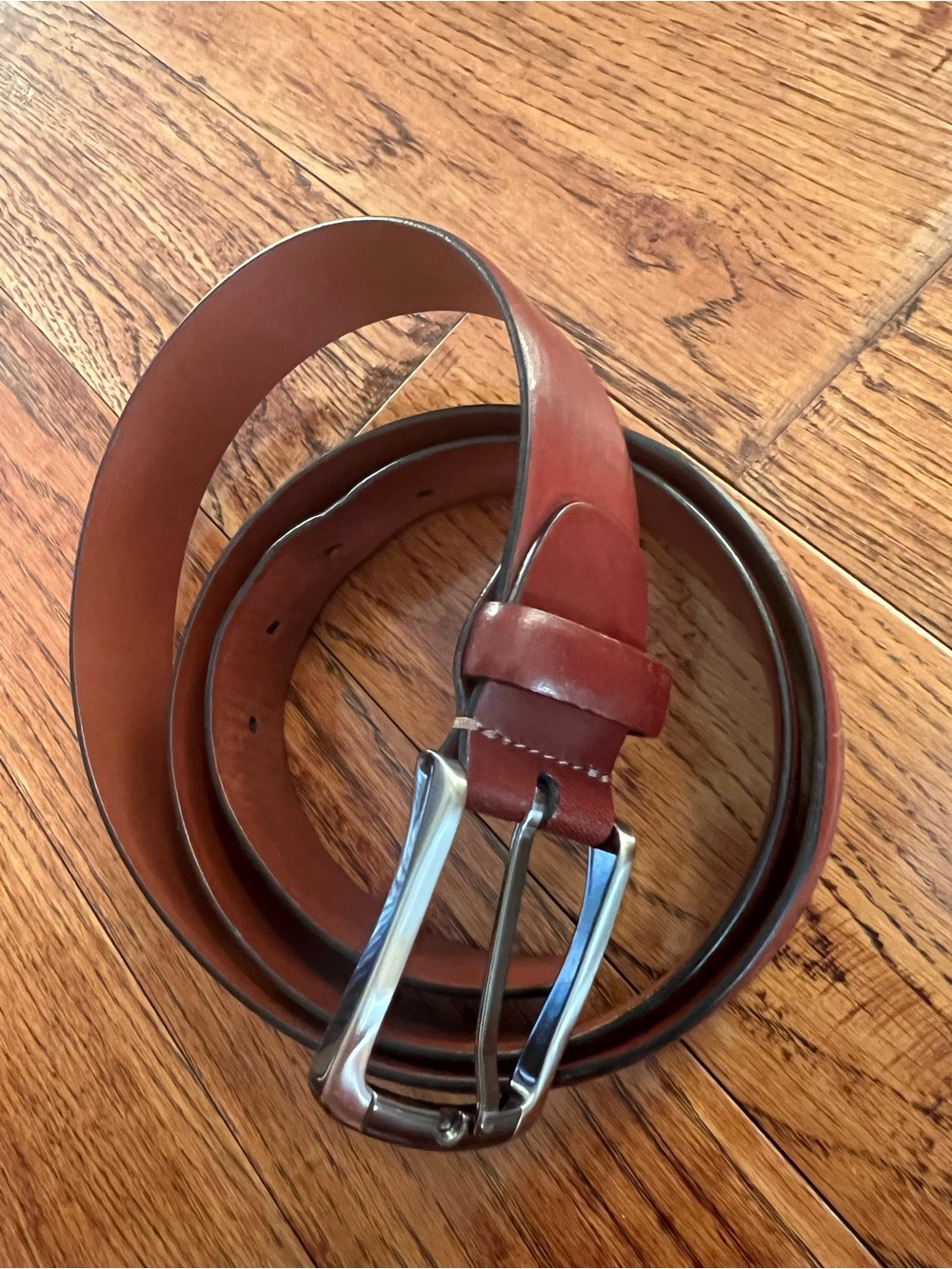 Bosca Men's Belt Old Leather Napoli Dark Brown Size 44/110